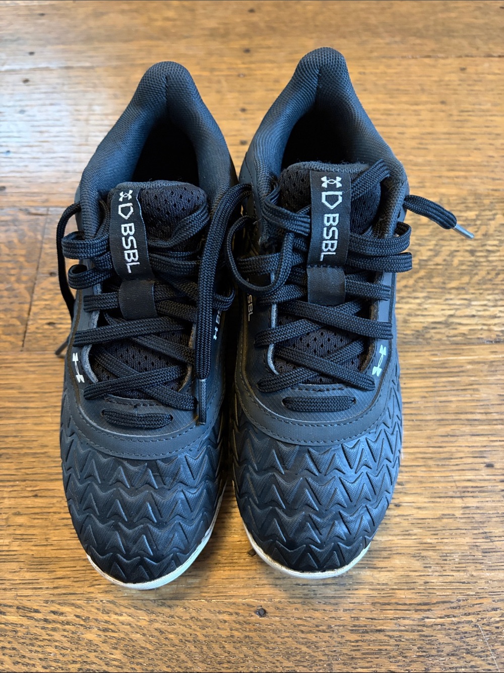 Under Armour Black Kids' Sneakers with Subtle White Accents